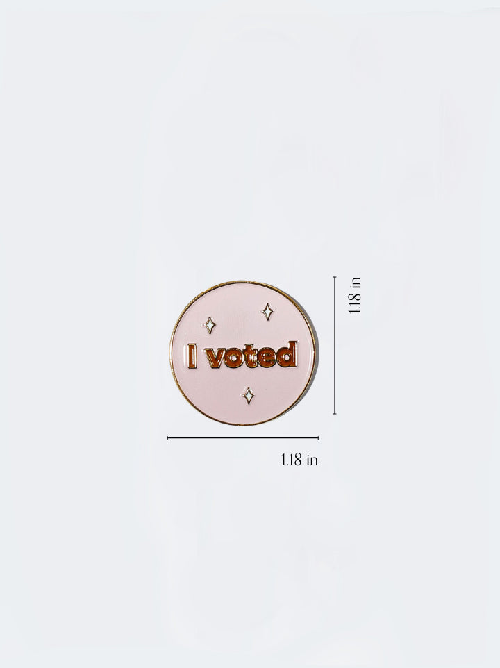 Vote Pin - Fempower Beauty